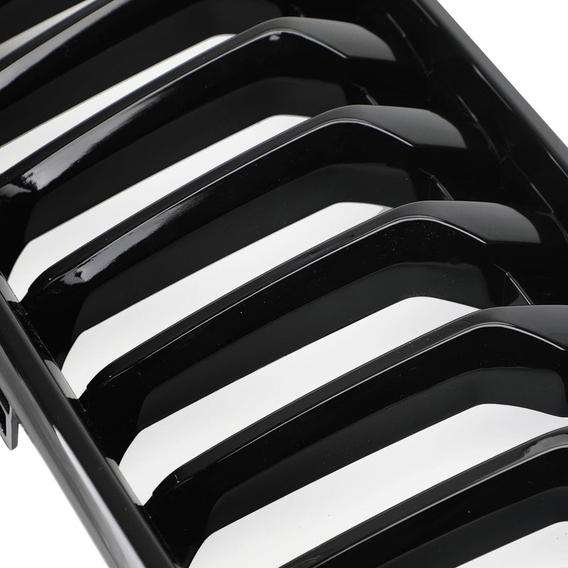 Grille Calandre Pare-Chocs Avant Noir Brillant BMW X2 F39 2018-2021 - détail du montage - Becquet Voiture