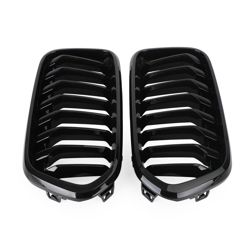 Grille Calandre Pare-Chocs Avant Noir Brillant BMW X2 F39 2018-2021 - installé sur véhicule - Becquet Voiture