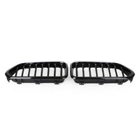 Grille Calandre Pare-Chocs Avant Noir Brillant BMW X2 F39 2018-2021 - vue de face 2 - Becquet Voiture