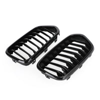 Grille Calandre Pare-Chocs Avant Noir Brillant BMW X2 F39 2018-2021 - vue de face - Becquet Voiture