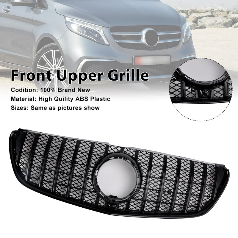 Upper Grille Mercedes V-Class W447 2014-2019 - fitted on vehicle - Becquet Voiture