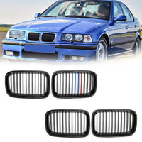 Sport Hood Grille BMW E36 1992-1996 Pre-facelift 318i 325i - rear view - Becquet Voiture