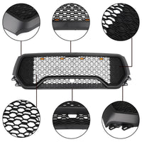 TRX Hood Grille Dodge Ram 1500 2019-2022 Honeycomb - fitting detail - Becquet Voiture