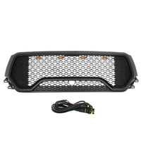 TRX Hood Grille Dodge Ram 1500 2019-2022 Honeycomb - front view - Becquet Voiture