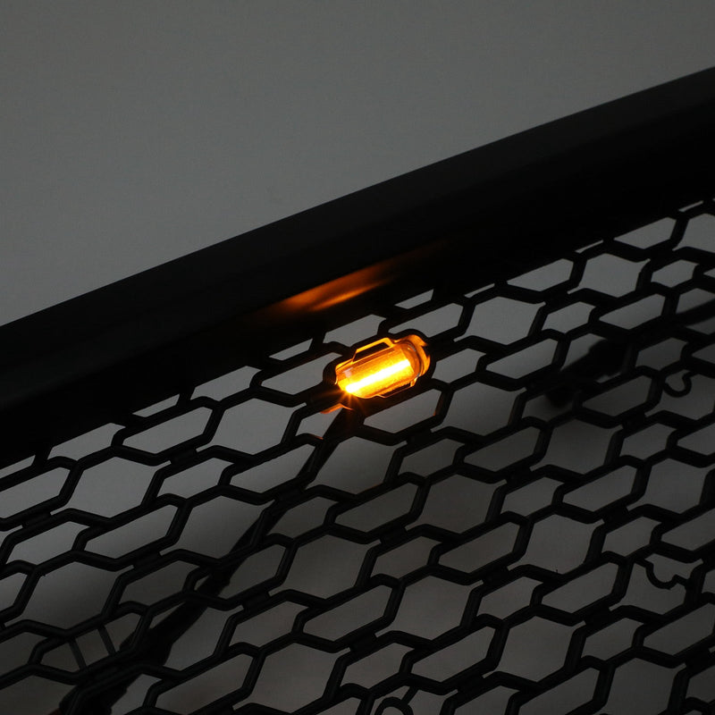 TRX Hood Grille Dodge Ram 1500 2019-2022 Honeycomb - three-quarter view 2 - Becquet Voiture