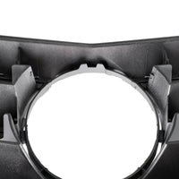 Silver LED Center Grille Mercedes-Benz W204 2008-2014 - front view 2 - Becquet Voiture