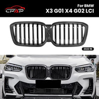 Grille d'Admission d'Air BMW X3 G01 X4 G02 LCI Carbone - vue de face - Becquet Voiture