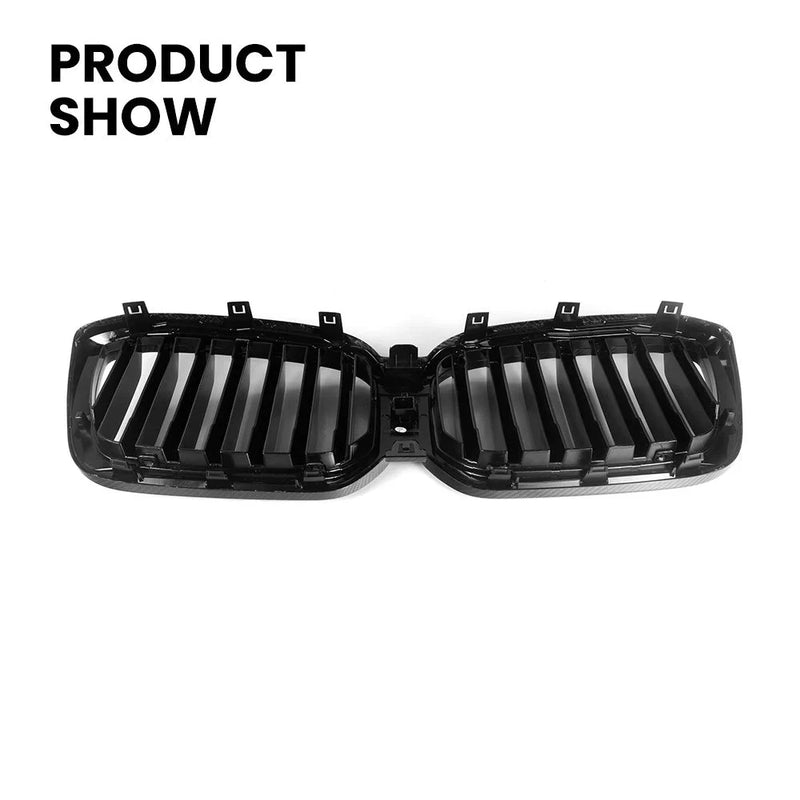 Grille d'Admission d'Air BMW X3 G01 X4 G02 LCI Carbone - vue de trois-quarts - Becquet Voiture