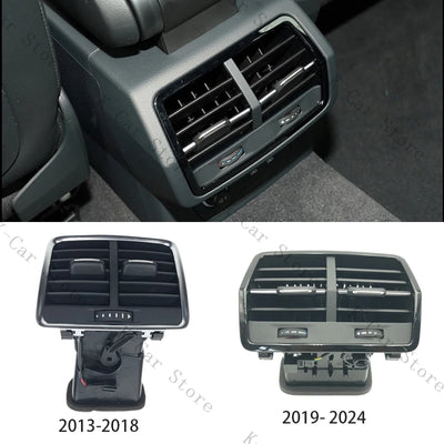 Grille d'Aération Arrière Intérieure Audi Q3 2013-2024 - vue de face - Becquet Voiture