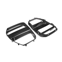 Grille de Calandre Avant Carbone BMW M3 M4 G80 G82 2021 - vue de profil - Becquet Voiture