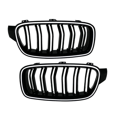 Grille de Calandre BMW Série 3 F30 2013-2018 RGB - détail du montage - Becquet Voiture