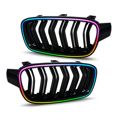 Grille de Calandre BMW Série 3 F30 2013-2018 RGB - packshot studio - Becquet Voiture
