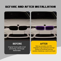 Grille de Calandre BMW Série 3 F30 2013-2018 RGB - vue de trois-quarts - Becquet Voiture