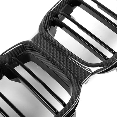 Grille de Calandre Carbone BMW M2 F87 LCI - packshot studio - Becquet Voiture