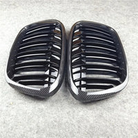Grille de Calandre Carbone BMW Série 3 5 X3 X5 - vue de face - Becquet Voiture