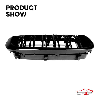 Grille de Pare-Chocs Avant BMW X3 G01 X4 G02 2019-2021 Noir Brillant - packshot studio - Becquet Voiture