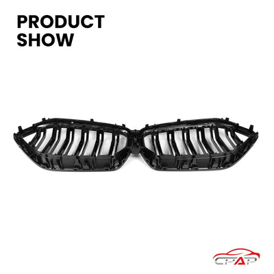 Grille de Pare-Chocs Avant BMW X6 G06 LCI 2024 Noir Brillant - packshot studio - Becquet Voiture