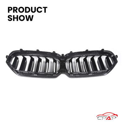 Grille de Pare-Chocs Avant Carbone BMW Série 5 G30 M5 F90 LCI 2021-2023 - vue arrière - Becquet Voiture