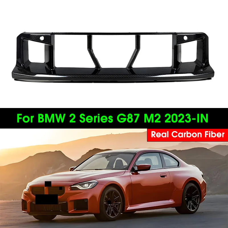 Grille de Pare-Chocs Carbone BMW M2 G87 2023-2024 - vue de face - Becquet Voiture
