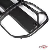 Grille de Pare-Chocs Carbone BMW Série 4 G22 G23 CSL 2021+ - installé sur véhicule - Becquet Voiture