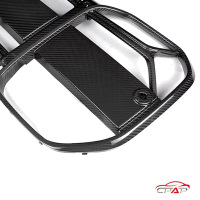 Grille de Pare-Chocs Carbone BMW Série 4 G22 G23 CSL 2021+ - installé sur véhicule - Becquet Voiture