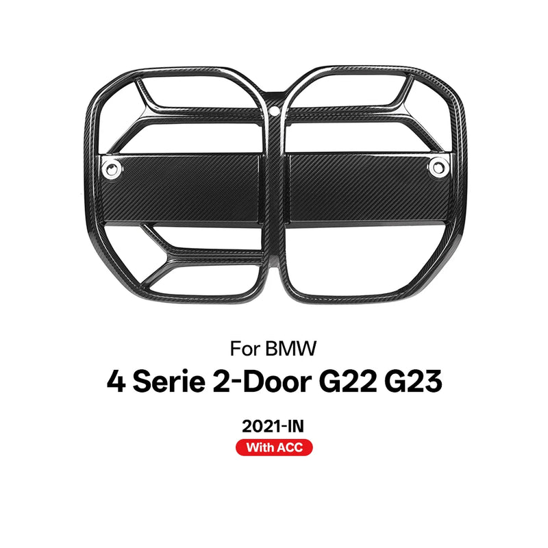 Grille de Pare-Chocs Carbone BMW Série 4 G22 G23 CSL 2021+ - vue rapprochée - Becquet Voiture