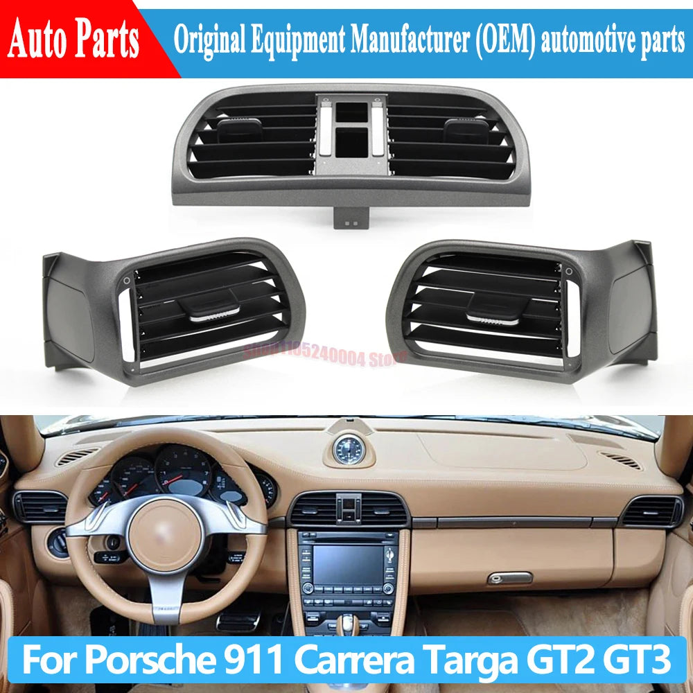 Grille de Ventilation Porsche 911 997 2004-2011 - vue de face - Becquet Voiture