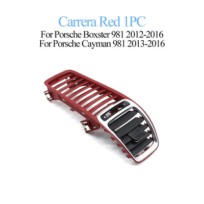 Grille de Ventilation Porsche Boxster Cayman 981 - détail du montage - Becquet Voiture
