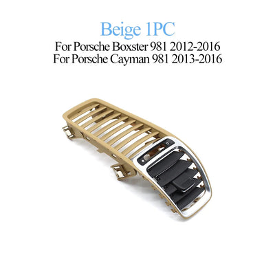 Grille de Ventilation Porsche Boxster Cayman 981 - vue de dessus - Becquet Voiture