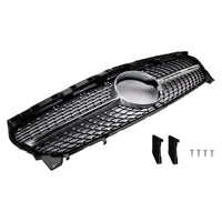 Diamantgrill Mercedes-Benz C-Klasse W117 2013-2019 - Vorderansicht 2 - Becquet Voiture