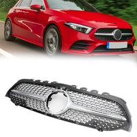 Grille Diamant Mercedes Classe A W177 2019-2021 - installé sur véhicule - Becquet Voiture