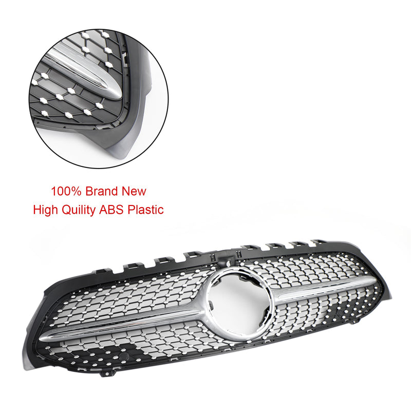 Grille Diamant Mercedes Classe A W177 2019-2021 - vue rapprochée - Becquet Voiture