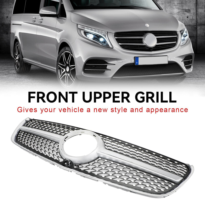 Diamond Grille Mercedes V-Class W447 - studio packshot - Becquet Voiture
