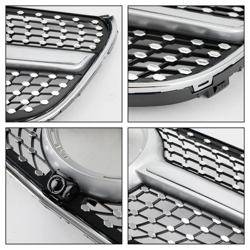 Diamond Grille Mercedes V-Class W447 - front view 2 - Becquet Voiture