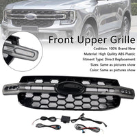 Grille Ford Ranger T9 Next Gen 2023-2024 LED - vue de trois-quarts - Becquet Voiture