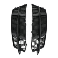 Grille Inférieure Pare-Chocs Avant Noir Mat Audi A6 C7 S-Line - en situation - Becquet Voiture