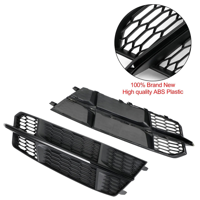 Grille Inférieure Pare-Chocs Avant Noir Mat Audi A6 C7 S-Line - vue rapprochée - Becquet Voiture