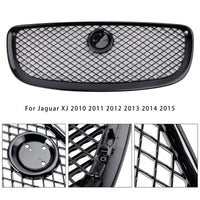 Grille Jaguar XJ 2010-2015 Noir Brillant Pare-Chocs - détail du montage - Becquet Voiture