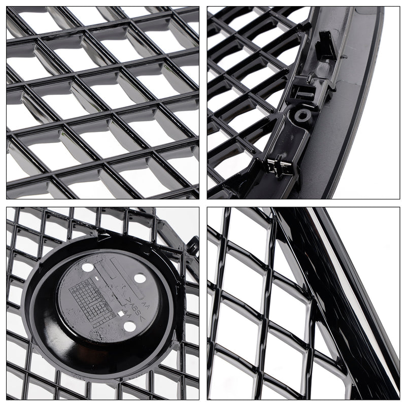 Grille Jaguar XJ 2010-2015 Noir Brillant Pare-Chocs - vue arrière 2 - Becquet Voiture