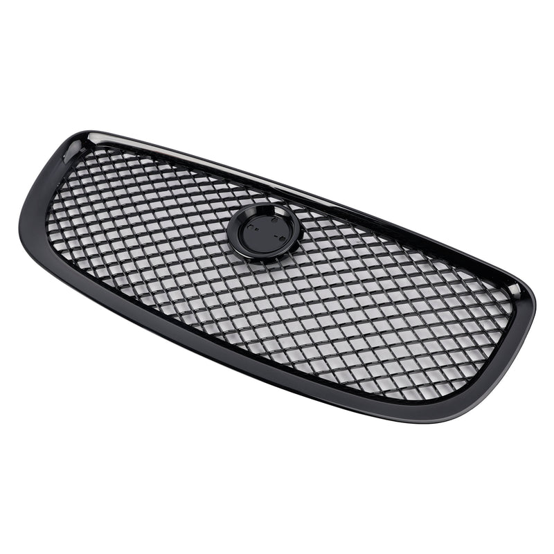 Grille Jaguar XJ 2010-2015 Noir Brillant Pare-Chocs - vue de face - Becquet Voiture