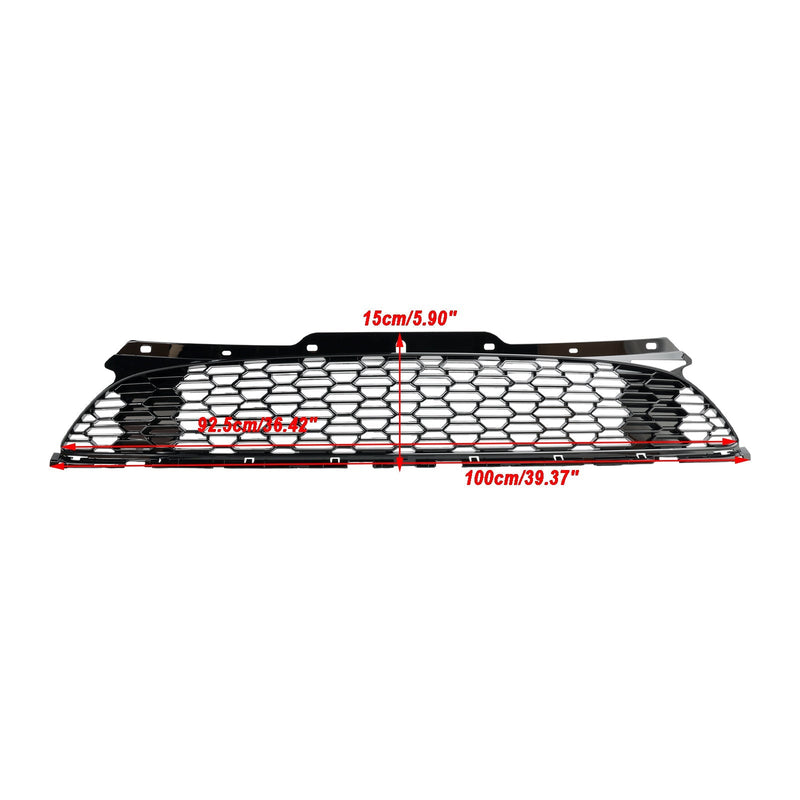 Grille MINI R55 R56 R57 R58 R59 JCW Noir Brillant - en situation - Becquet Voiture