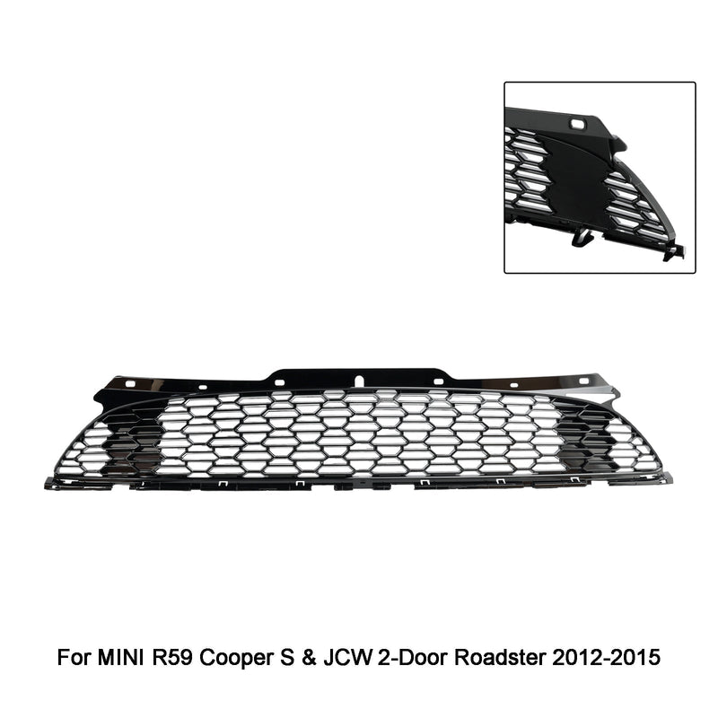 MINI R57 Convertible Cooper S JCW Gloss Black Grille - in use - Becquet Voiture