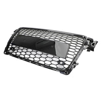 Grille Nid d'Abeille Audi A4 B8 RS4 Noir Brillant 2009-2012 - détail du montage 2 - Becquet Voiture