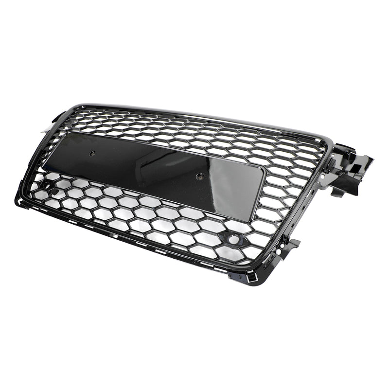 Grille Nid d'Abeille Audi A4 B8 RS4 Noir Brillant 2009-2012 - détail du montage 2 - Becquet Voiture