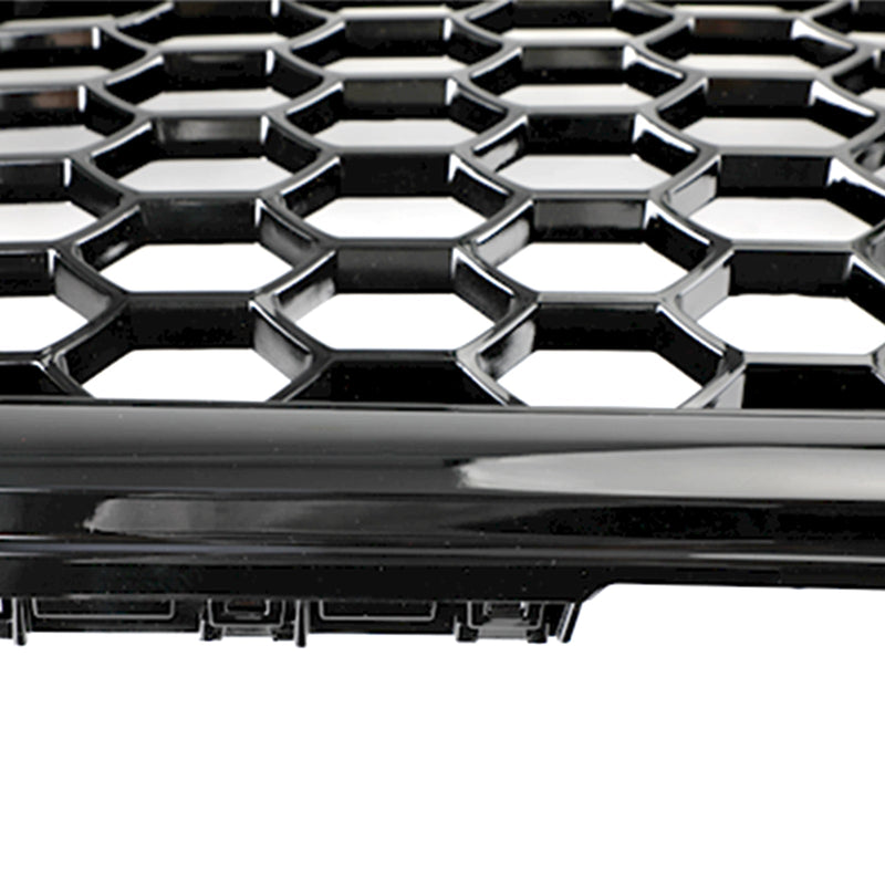 Grille Nid d'Abeille Audi A4 B8 RS4 Noir Brillant 2009-2012 - installé sur véhicule 3 - Becquet Voiture