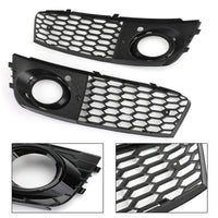 Grille Nid d'Abeille Audi A4 B8 RS4 Noir Brillant 2009-2012 - packshot studio - Becquet Voiture