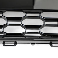 Grille Nid d'Abeille RS4 Audi A4 S4 B9 2017-2019 Noir - vue de face 3 - Becquet Voiture