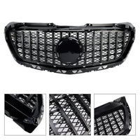 Grille Noir Style GT-R Mercedes Sprinter W906 2014-2018 - vue de face - Becquet Voiture