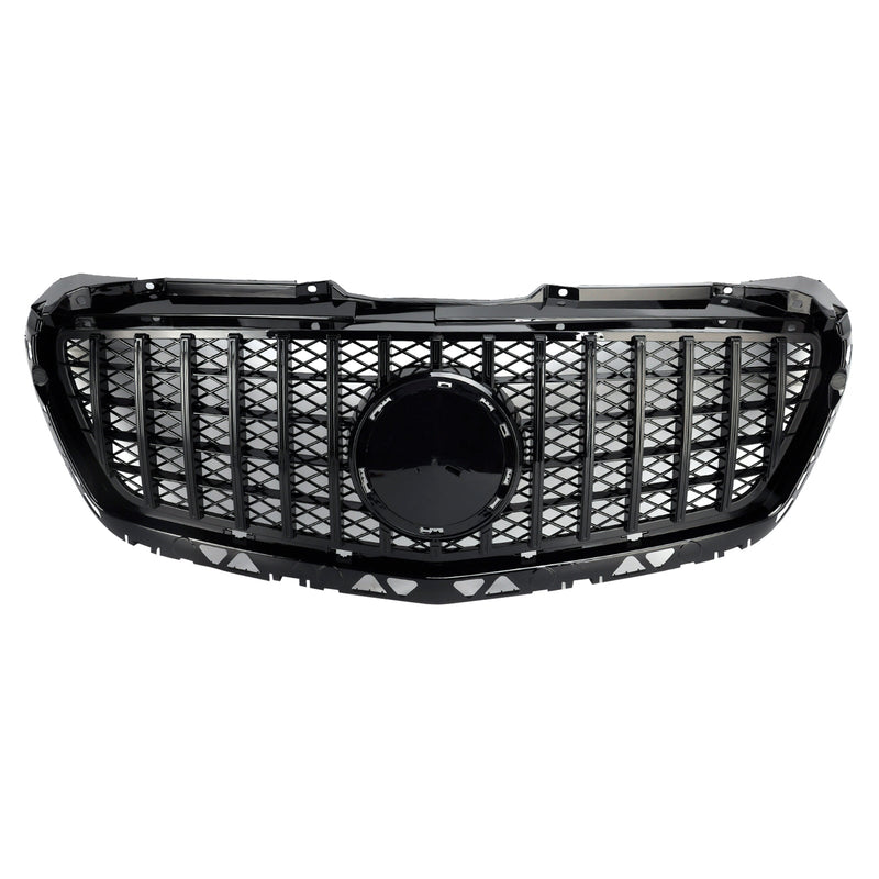 Grille Noir Style GT-R Mercedes Sprinter W906 2014-2018 - vue de trois-quarts 2 - Becquet Voiture