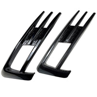 Grille Pare Choc Golf 7 Look Carbone Ou Noir Brillant - installé sur véhicule - Becquet Voiture
